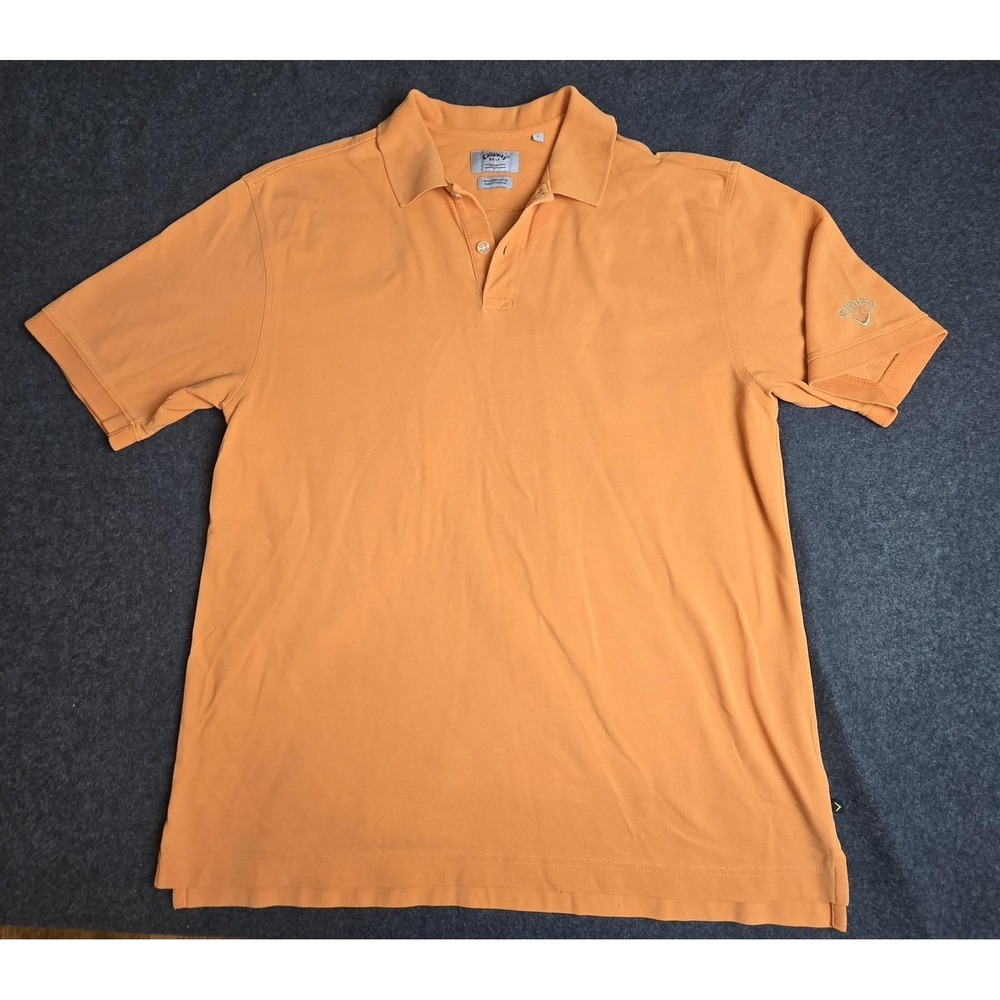 Callaway Golf Polo Shirt Mens Large Sport Casual Embroidered Athletic Golf Shirt